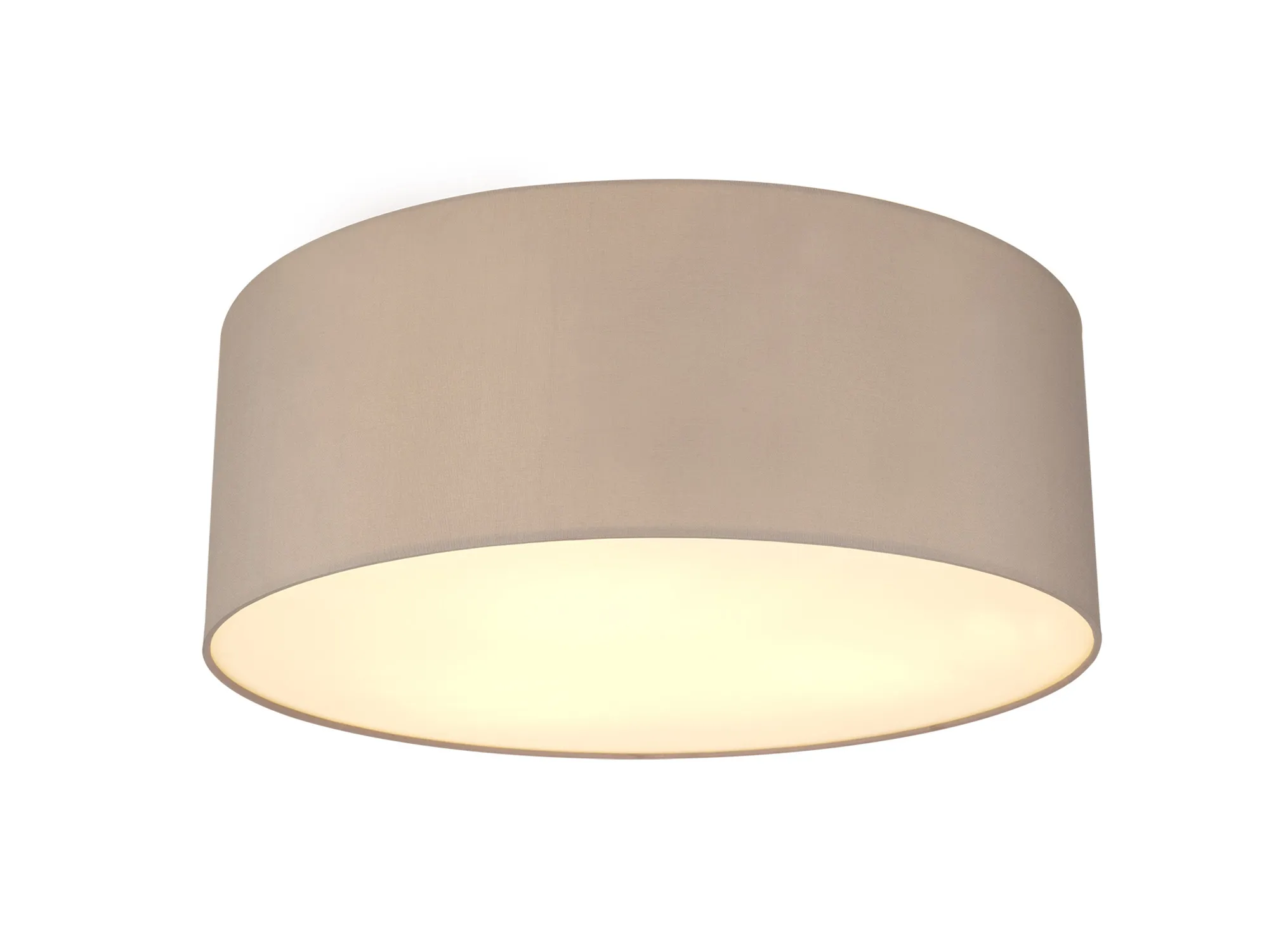 DK0608  Baymont 60cm Flush 3 Light Grey; Frosted Diffuser